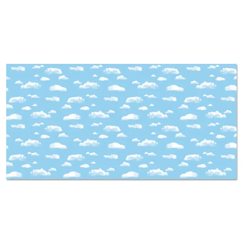 Fadeless Designs Bulletin Board Paper, Clouds, 48" x 50 ft Roll