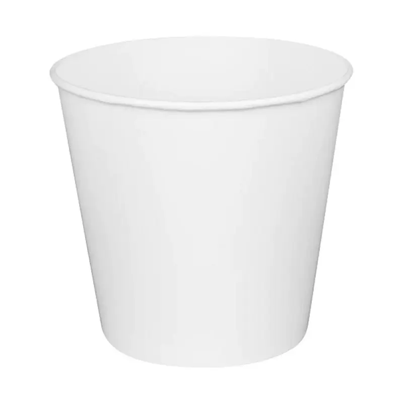 Food Bucket, 170 oz, 8.9" Dia x 8.36"h, White, Paper, 150/Carton