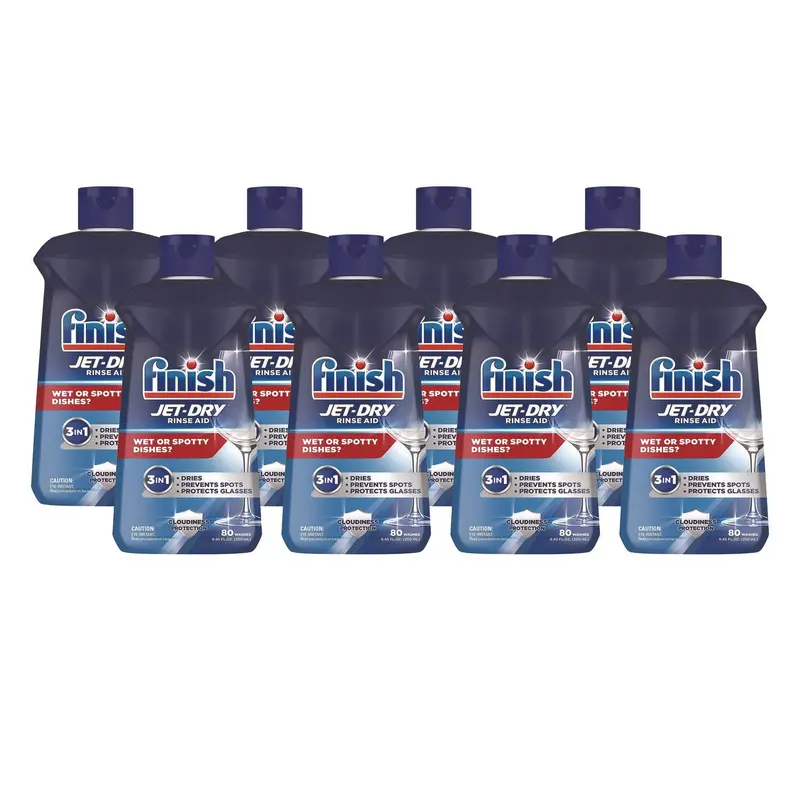Jet-Dry Rinse Agent, 8.45 oz Bottle, 8/Carton