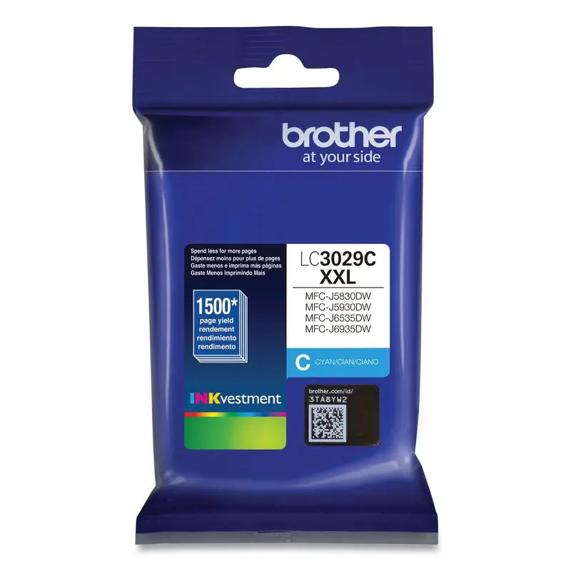 LC3029C INKvestment Super High-Yield Ink, 1,500 Page-Yield, Cyan