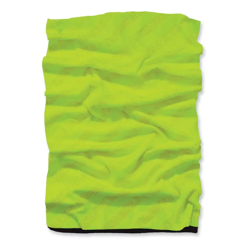 N-Ferno 6491 Reversible Thermal Fleece   Poly Multi-Band, One Size Fits Most, Lime