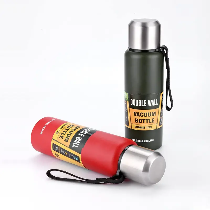 (Net) 600ML Stainless Steel Vacuum Cup - Stay Refreshed Anytime, Anywhere / 561471Black