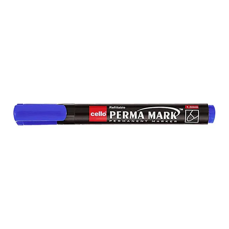 (NET) Bic Cello Assorted Permanent Marker Pen / Blue