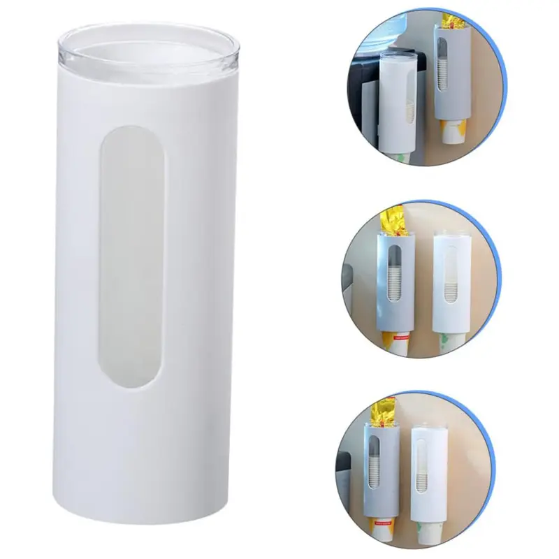 (net) Cup Dispenser, Wall Mount Bathroom Cup HolderPink