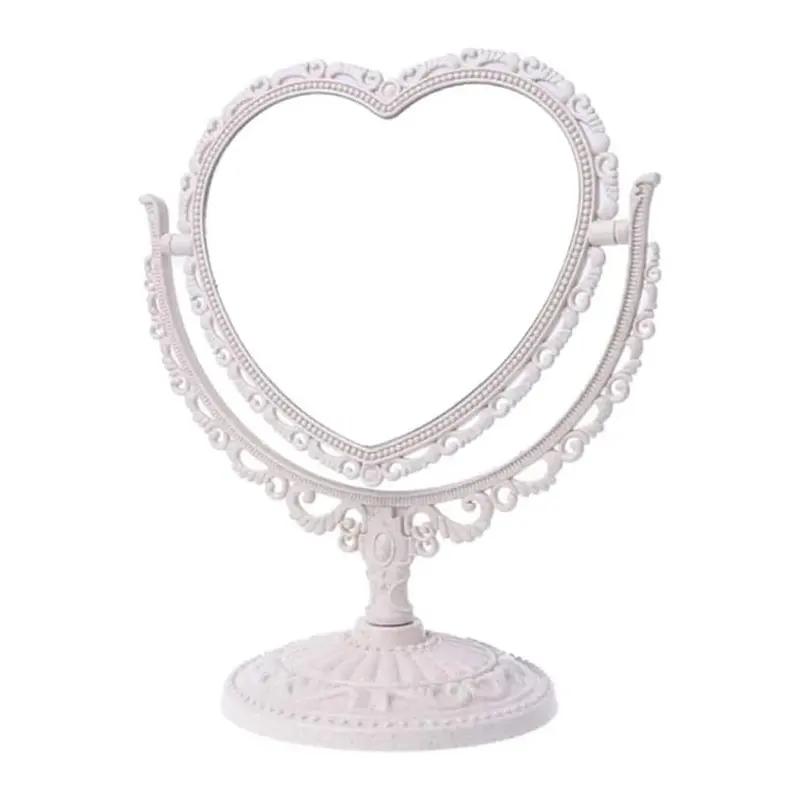 (NET) Double Sided Polishing Makeup Side MirrorWhite