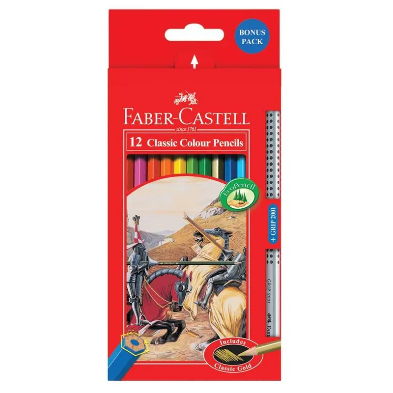 (NET) Faber Castle 12 Classic Color Pencils / 158523