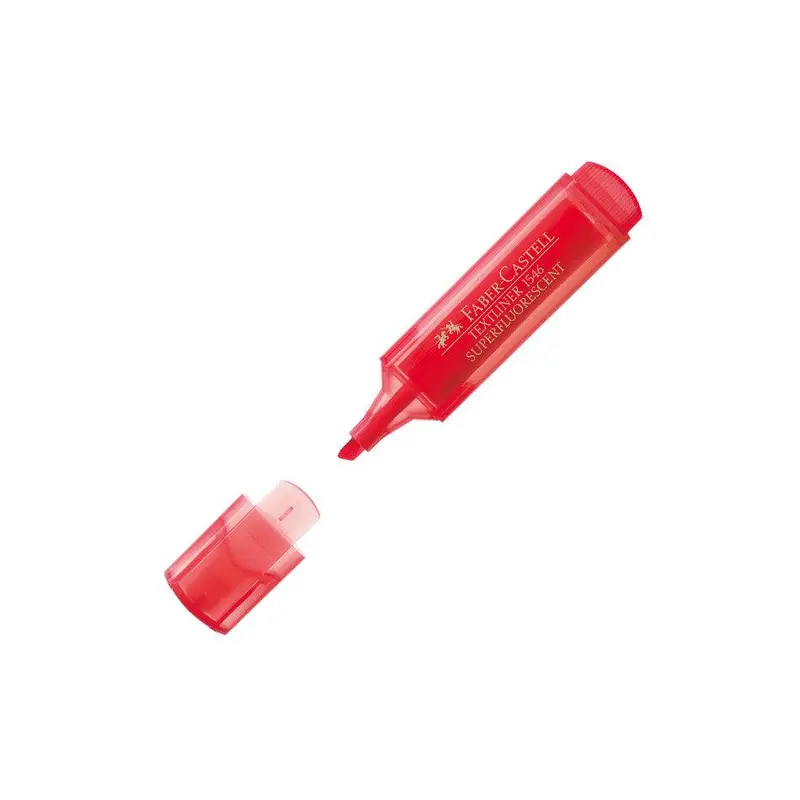 (NET) Faber Castell Highlighter Textliner Superfluorescent Red