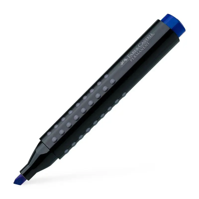(NET) Faber Castle Permanent Marker Chesil Tip Blue