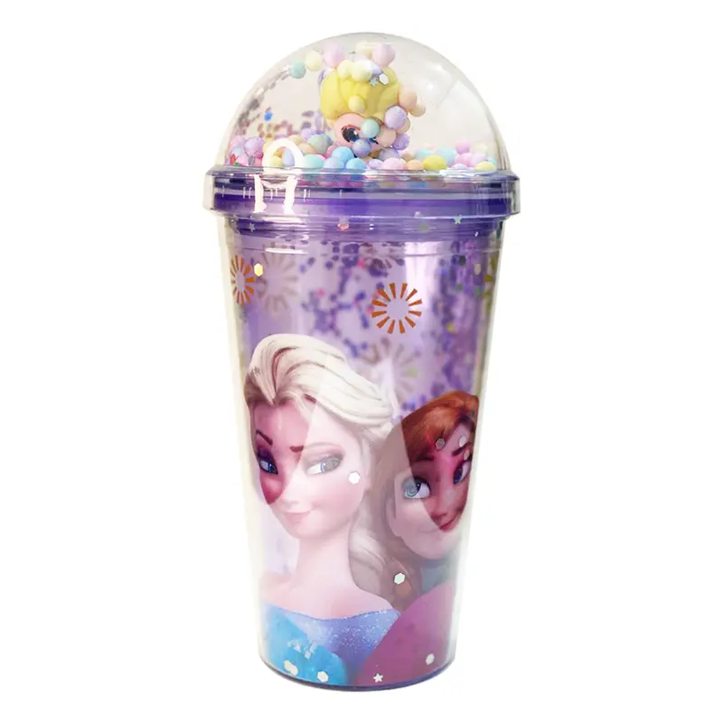(NET) Frozen Plastic Cup 450mlPurple