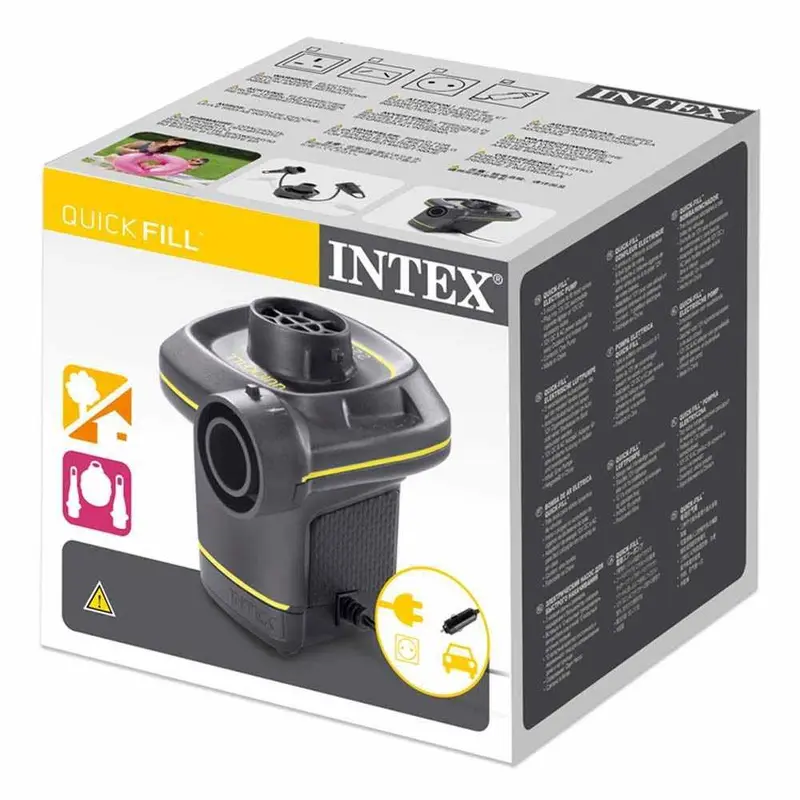 (NET) Intex 66634 Portable Electric Air Pump For Mattress And Inflatables / TR66634