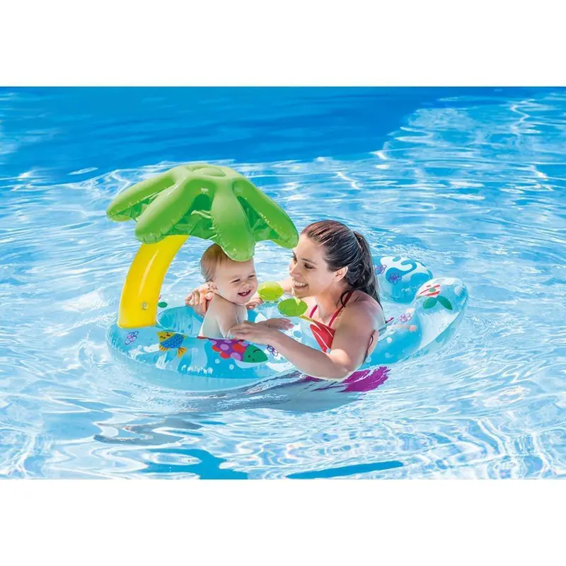 (NET) Intex Beach 56590NP My First Swim Float 117Cm L X 75Cm W Multicolor Floater