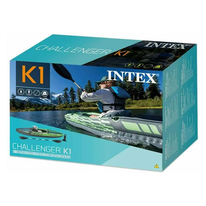 (NET) Intex Challenger Kayak Inflatable Kit