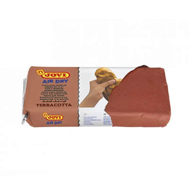 (NET) JOVI Air Dry Bar Air-hardning Modelling Clay 500 g - Terracotta