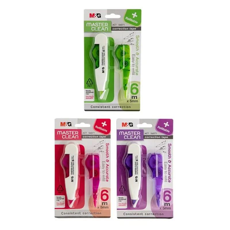 (NET) M&G Refillable Correction Tapepink