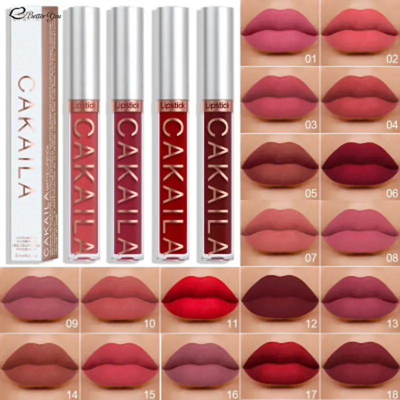 (NET) Matte Liquid Lipstick Makeup1