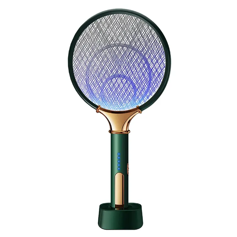 (NET) Mosquito Bat Household Lamp Rechargeable ElectricWhite