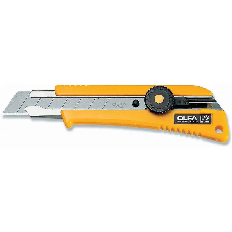 (NET) Olfa Heavy Duty Cutter Anti Slip Rubber Grip