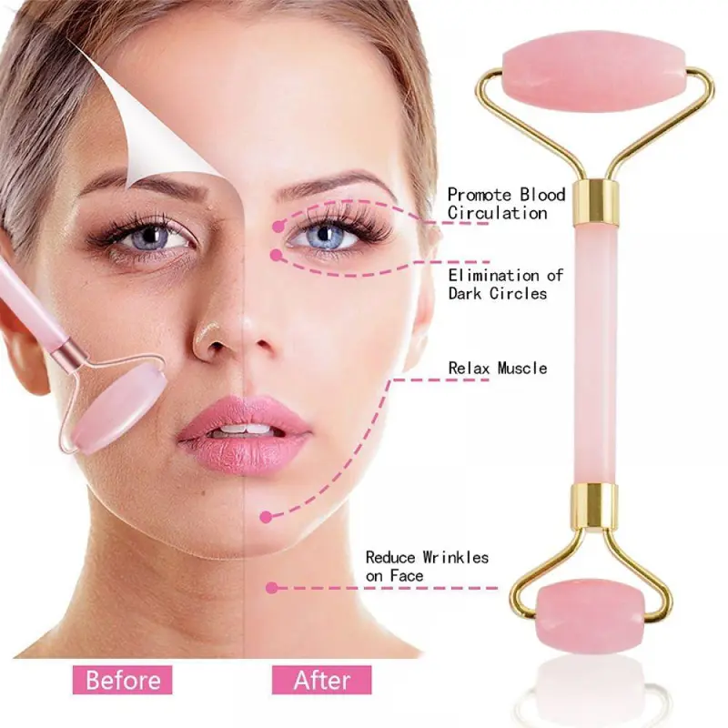 **NET**Double Head Facial Roller & Massager / 26163Pink