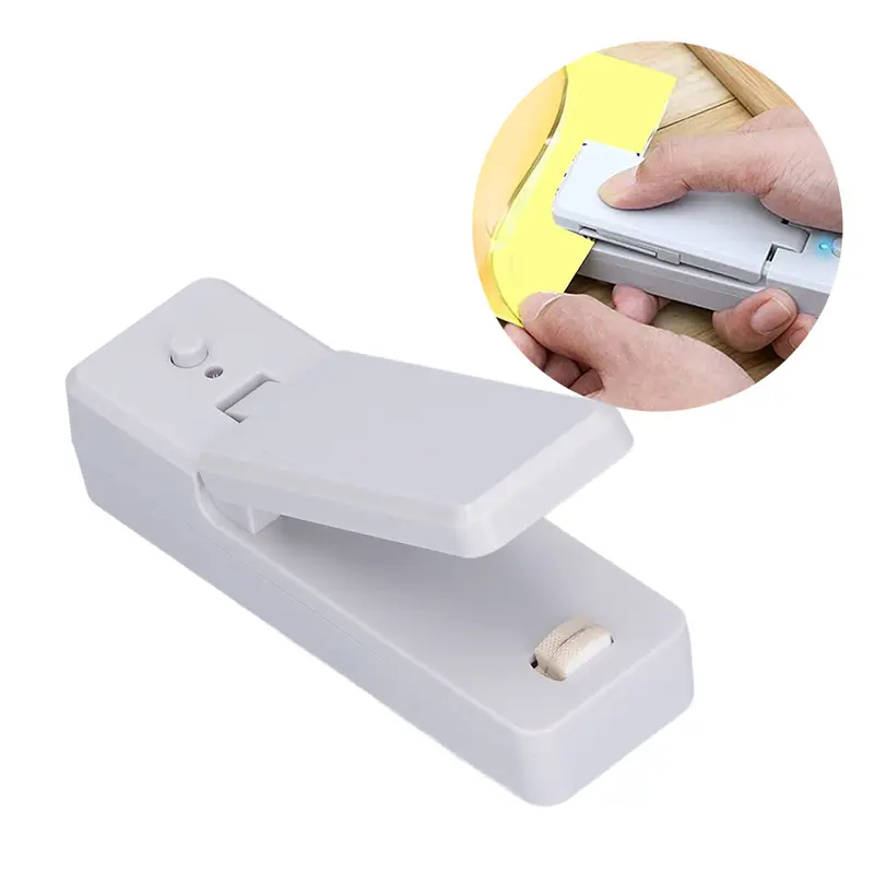**NET**Mini Sealing Machine Portable Manual Safe Magnetic Bag SealerWhite