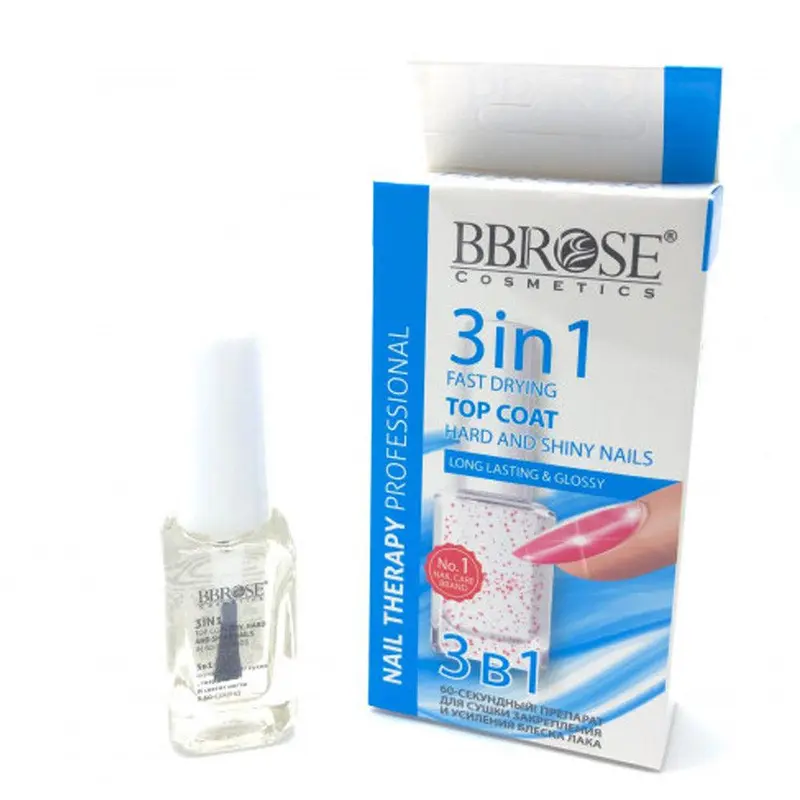 BBROSE Fast Drying Top Coat 3 in 1