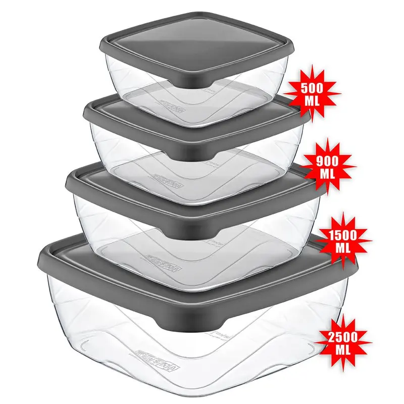 Beehome Square Storage Box Set ( 4 Pcs)