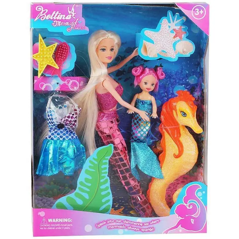Bettina Mermaid Princess DollBlue