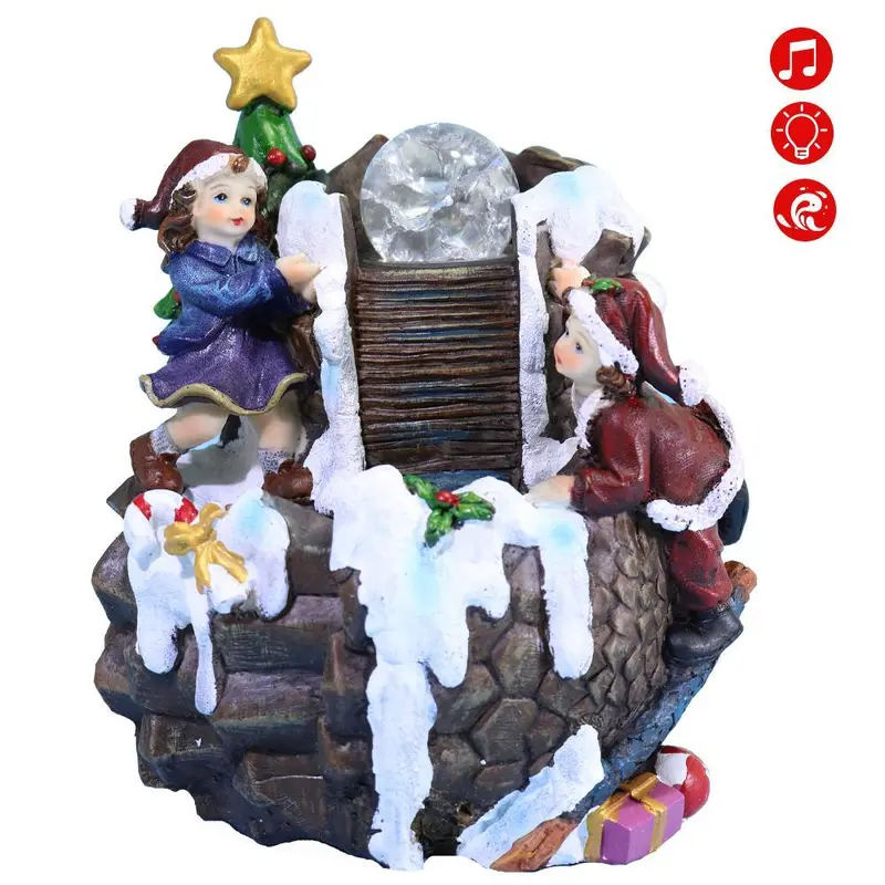 Christmas Fountain with LED Light / AB-393