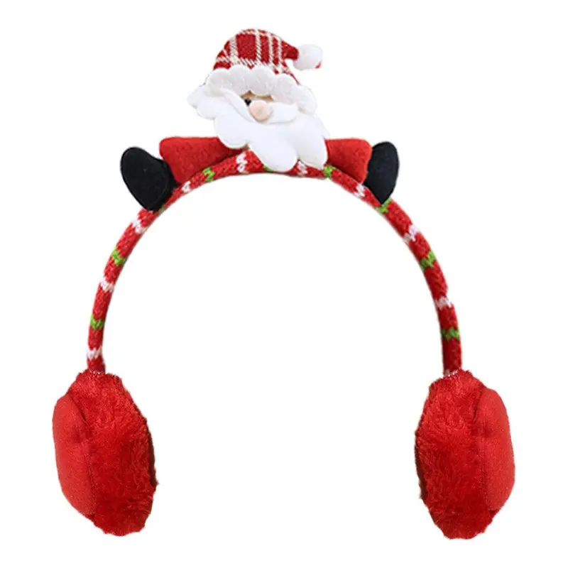 Christmas Santa Ear Cover Headband / Q-1019Santa