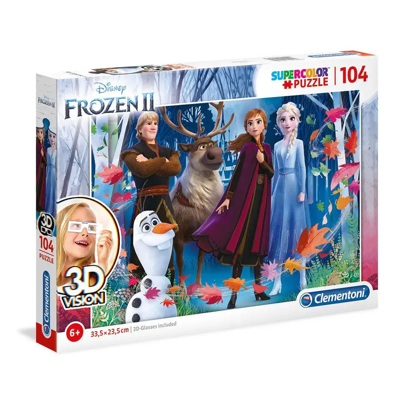 CLEMENTONI Disney Frozen 2  3D Vision Puzzle