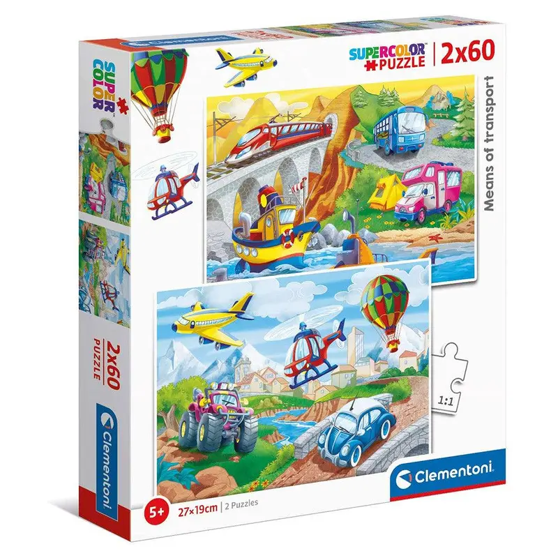 Clementoni  Puzzle Means of Transport