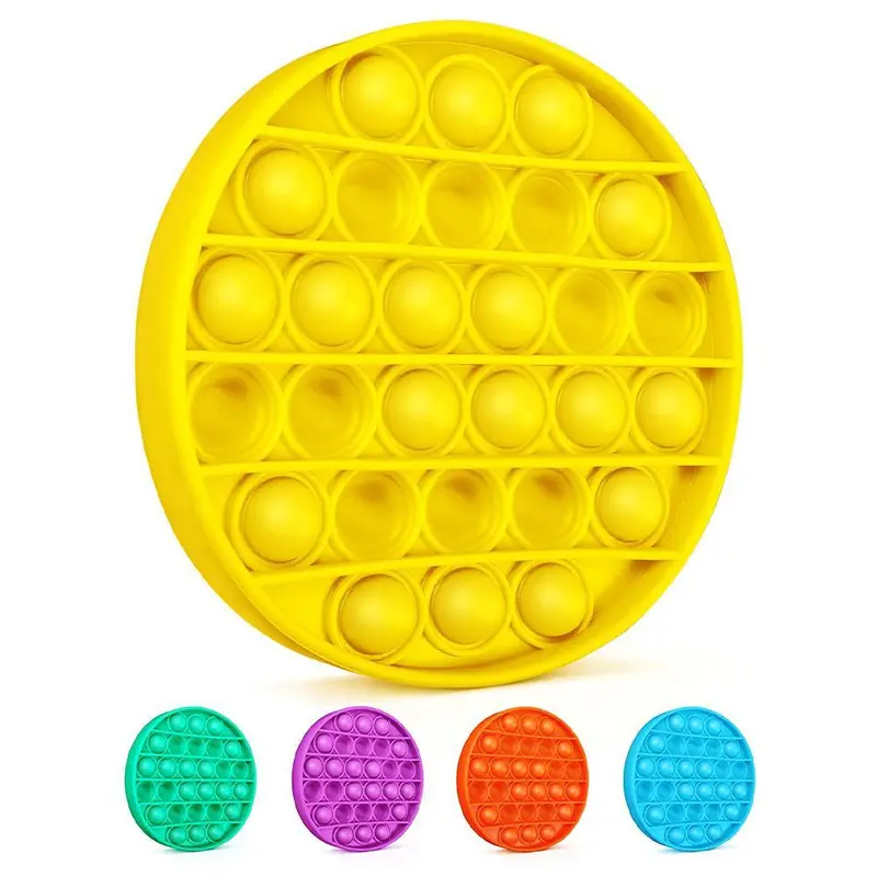 Colplay Pop Pop Fidget Toys,Push Pop Bubble Fidget Sensory Toy (Round)green