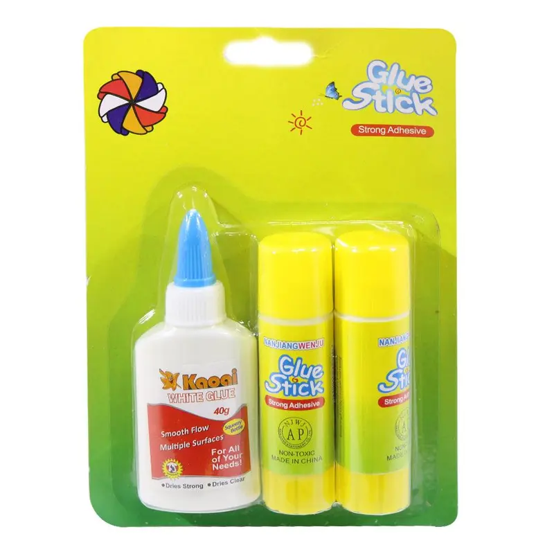Craft Glue with Two Glue Stick Set (3 Pcs) / Q-92 / KL1326