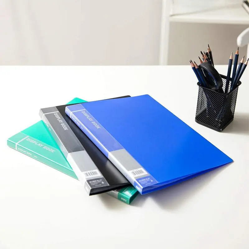 Deli Display Book A4 40 Pockets 00402 / b00402BLACK