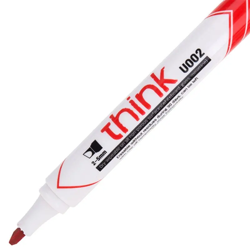 Deli U00240 Dry Erase Marker Red 2-5mm