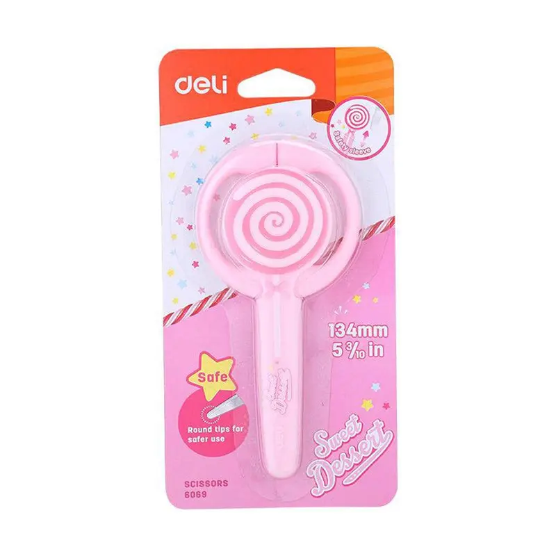 Deli E6069 School Scissors  13.5 cmblue