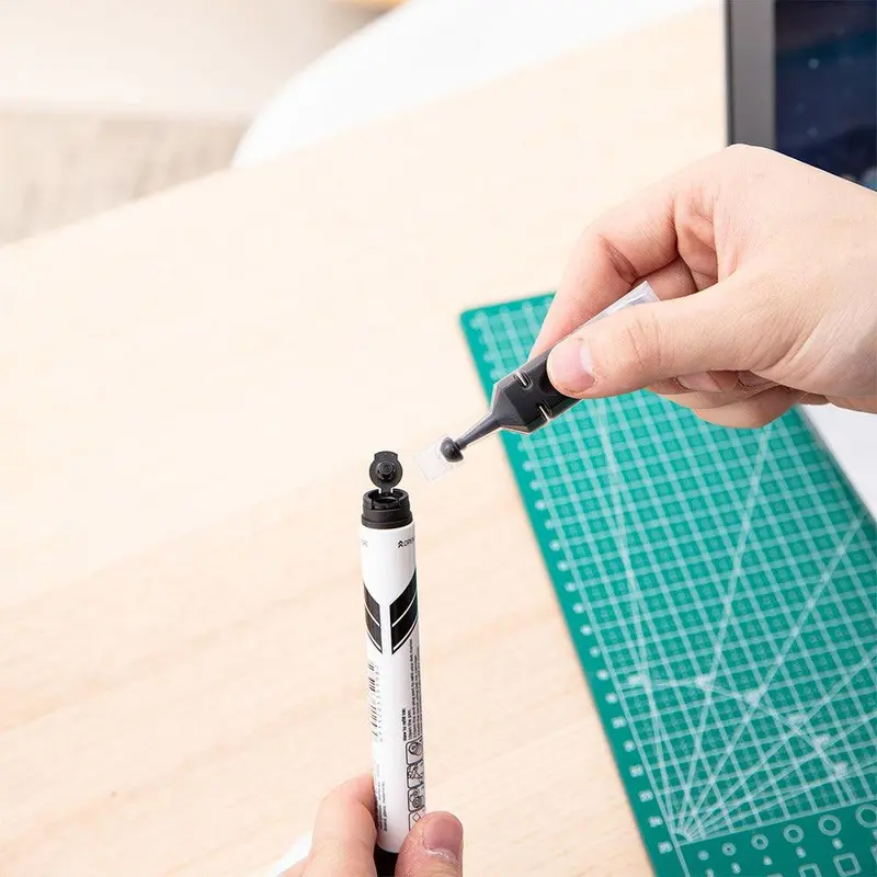Deli U00520 Dry Erase Marker Refillable Linkpro 2mm Black
