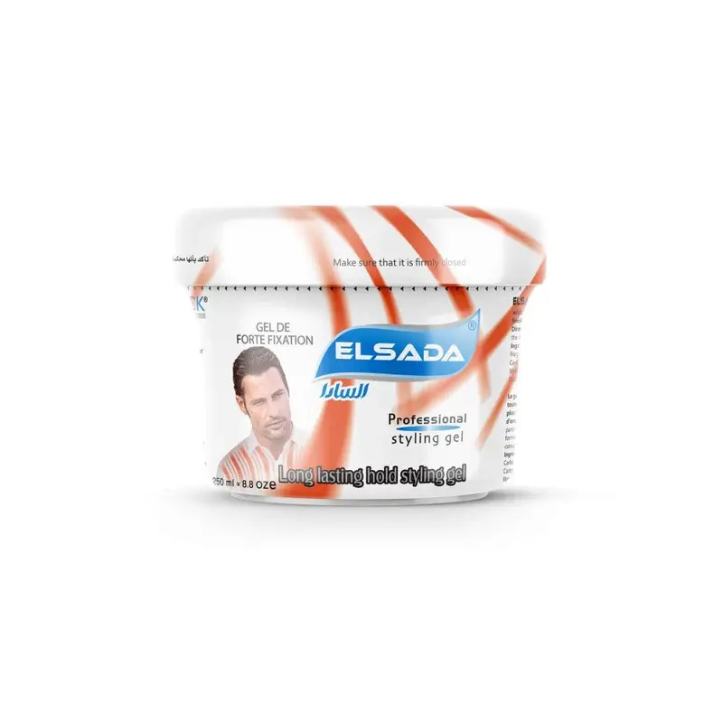 Elsada Professional Hair Styling Gel / Brown 250 ml