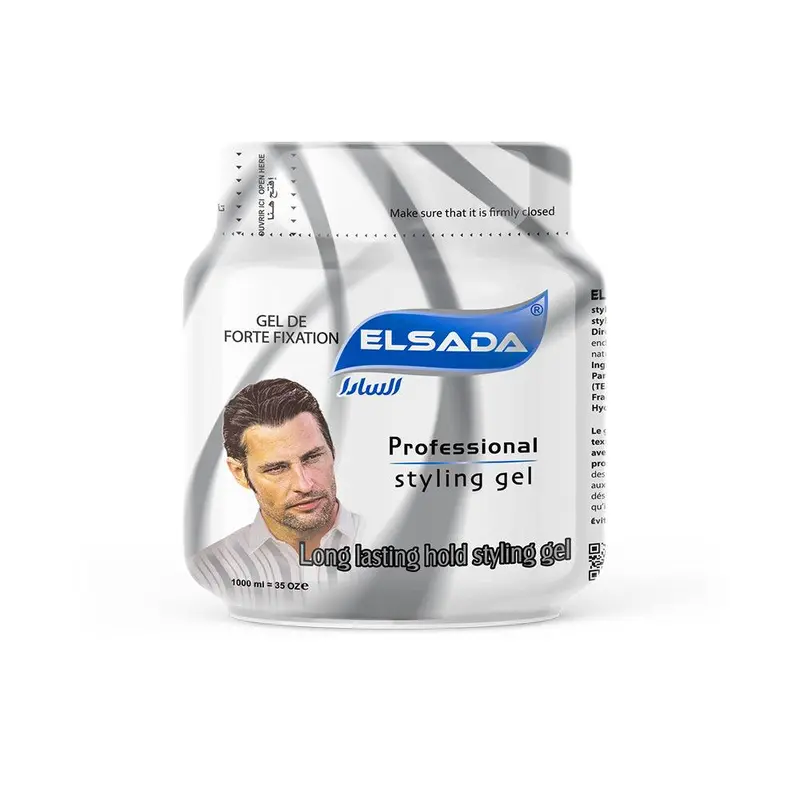 Elsada Professional Hair Styling Gel 1000 ml / White