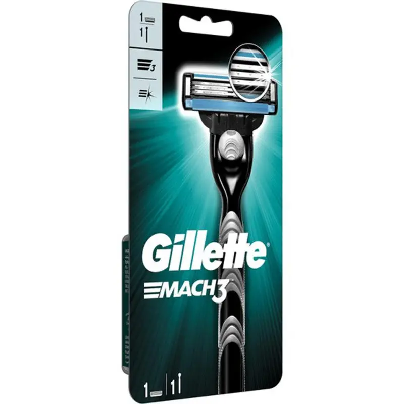 Gillette Mach3 Mens Razor Handle   1 Refill