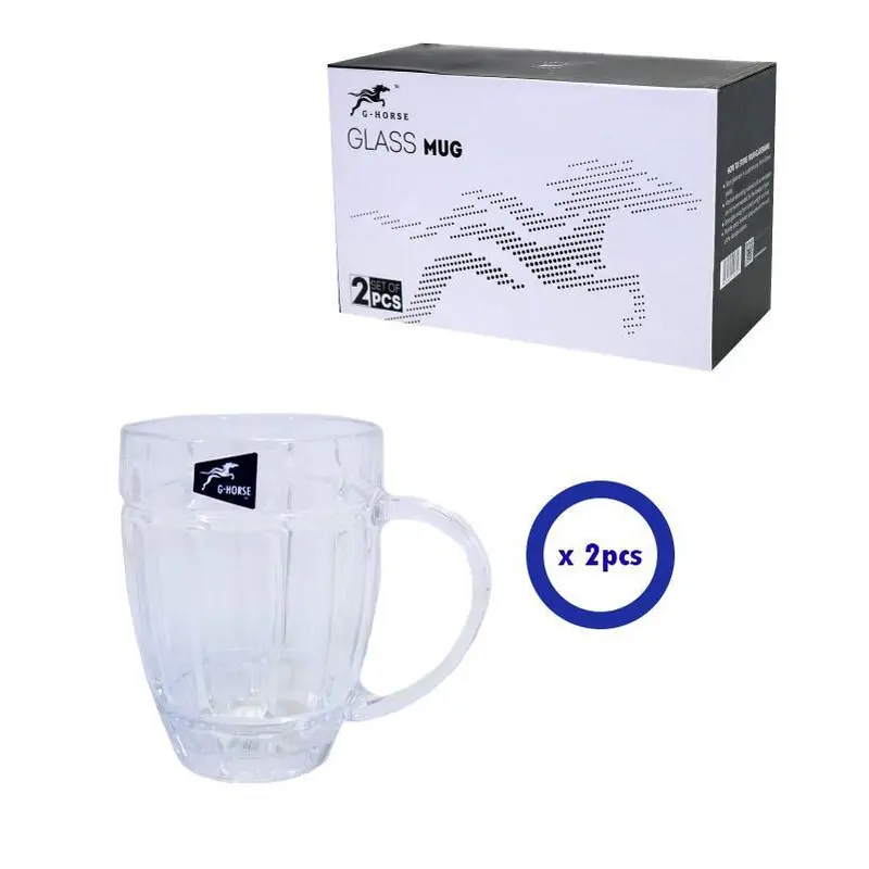 Glass Mug Set Of 2