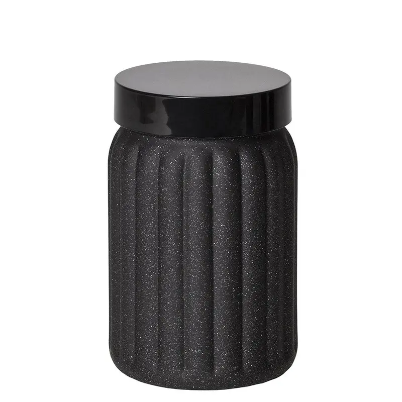 Herevin Embossed Canister-Sim Mat Black / 1.4Lt