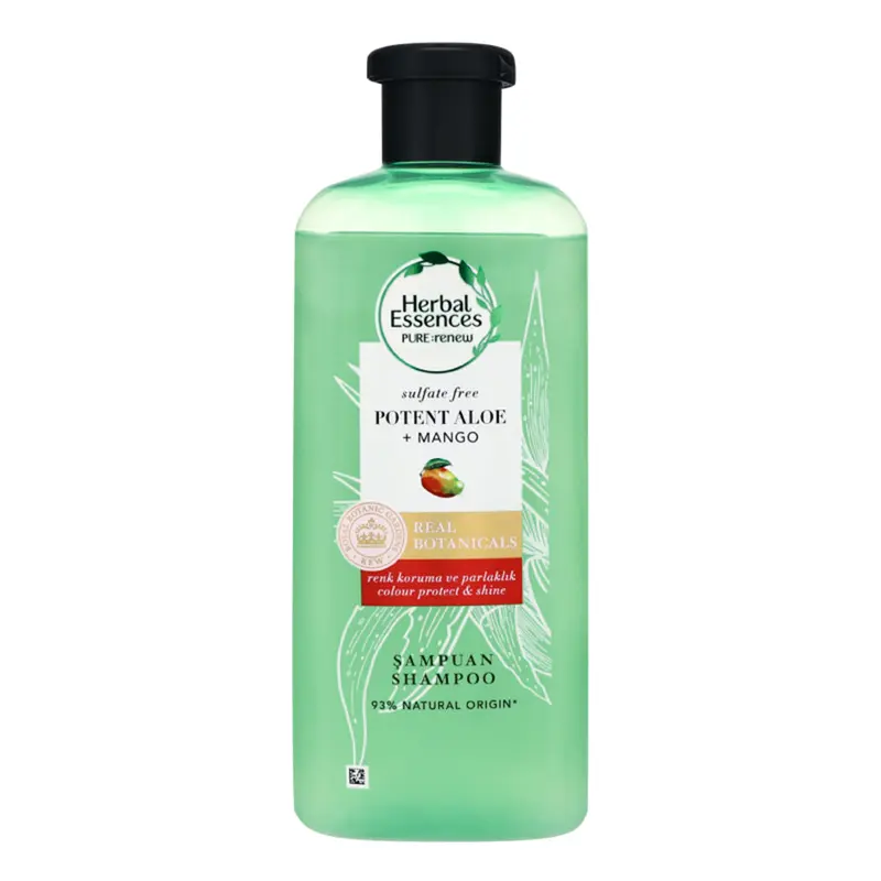 Herbal Essences Shampoo Potent Aloe   Mango 380ml