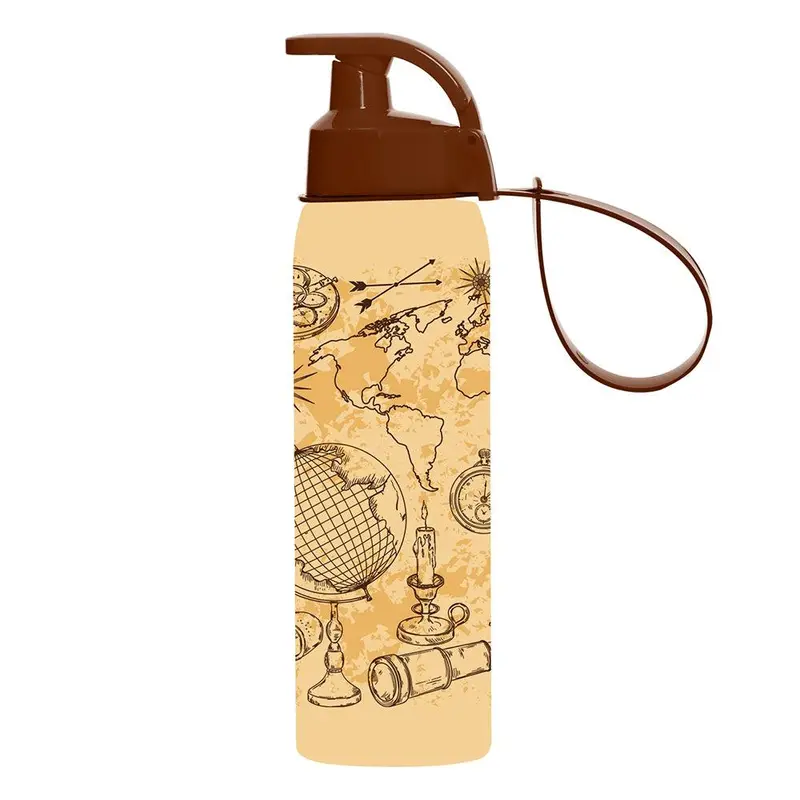 Herevin Sports Bottle with Hanger - Map  / 500ml