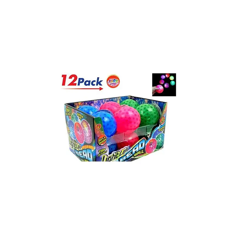 Jaru Light Up Bead Squeezing BallBlue