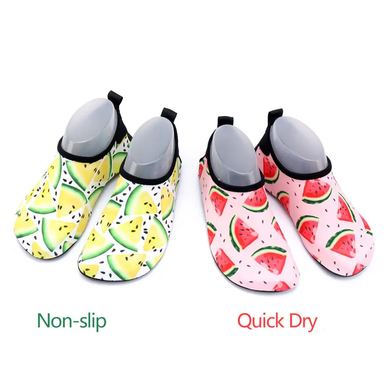 Kids Slippers Quick Dry Kids Water Swimming Shoes with Heel Child Water Socks Cartoon26 - 27 / Girl