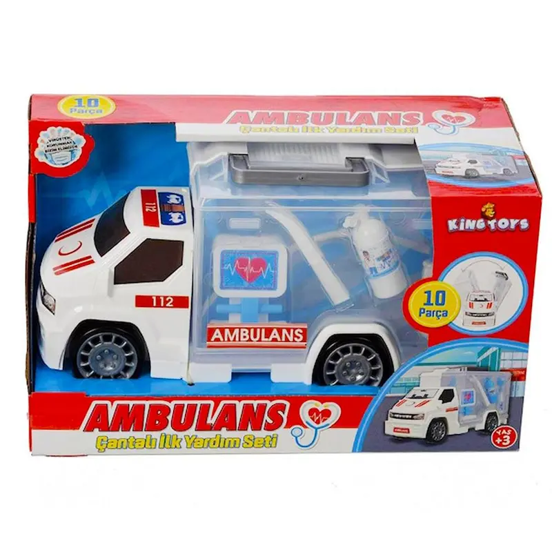 King Toys Ambulance First Aid Kit with Bag