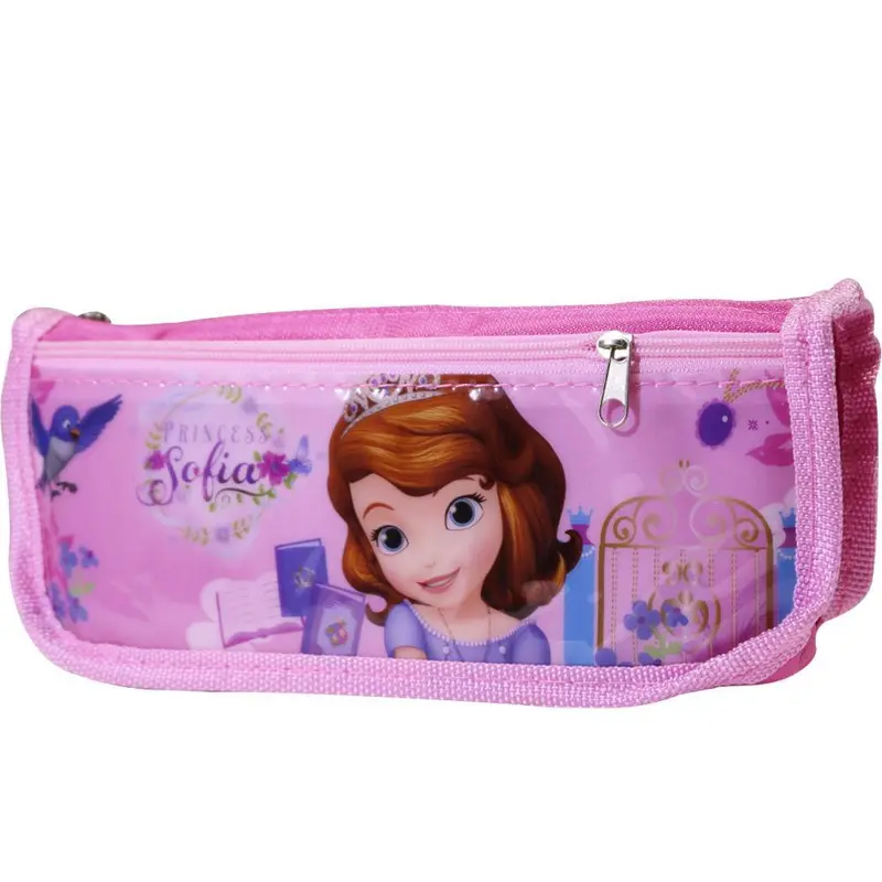 Kids Characters Pencil Cases B-7022 / 5002 / 6505 / 6507Sofia / Pink