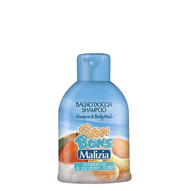 Malizia BonBons Mandarin Cotton Candy Shampoo and Body Wash 400ml