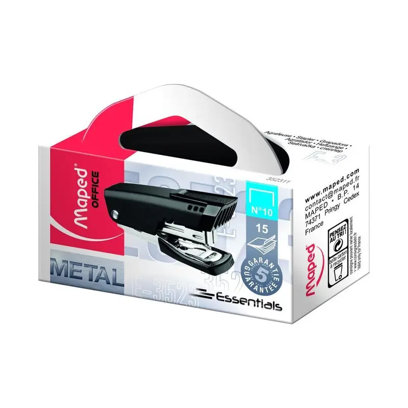 Maped Office 352311 Essentials Metal Stapler Mini n  10