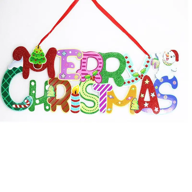 Merry Christmas Foam Door Hanger 50 cm / Q-955